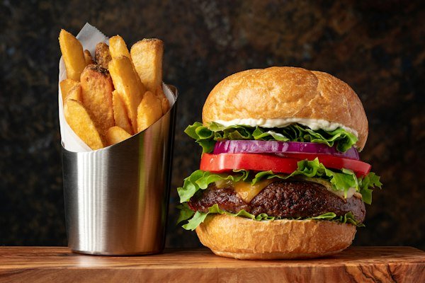 Burger et frites